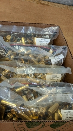 (5) Bags of Cabela's 45 Long Colt Unprimed Brass Casings