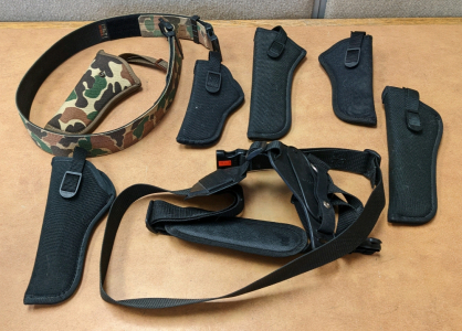 Pistol Holsters w/Belt & Harness