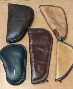 (5) Leather Pistol Pouches