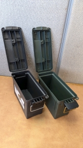 (2) Ammo Boxes
