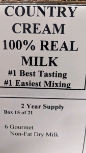 Dry Milk - Food Staples - Two Year Supply