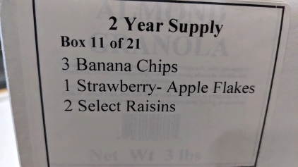 Fruits - Food Staples - Two Year Supply