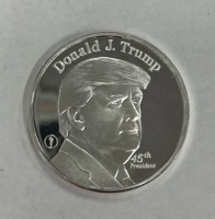 One Troy Ounce Donald Trump Silver Coin