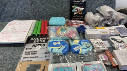 (5) Packs of Tax Forms-Kids Toys-Womens Make Up and Accessorize and More