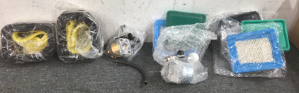 (2) Air Cleaners, (1) Carburetor, (2) Air Filters