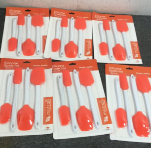 (6) Set Of 4 Silicone Spatulas