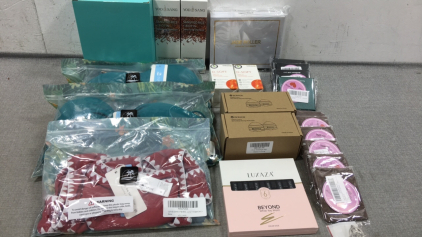 (3) Women&rsquo;s Swimwear, Beach Blanket, (2) Biotin Shampoos, Jade Roller, Eyeshadow Color Sticks and more