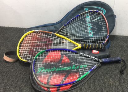 3 Tennis Rackets in Bags