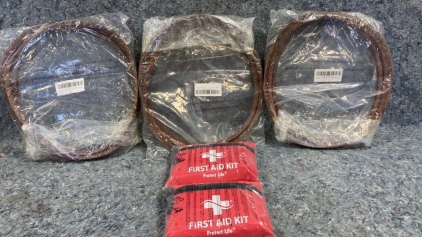 (3) Kuupo Lawn Belt- (3) First Aid Kit