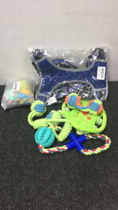 Harness and Dog Toys