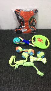 Dog Harness and Toys