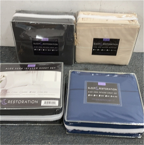 (4) Sleep Resotoration Sheet Sets