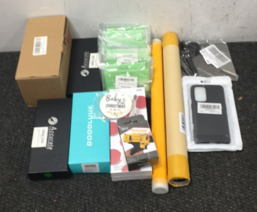 A box of Various home items