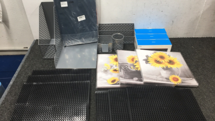 Office Organizer Set, Foot Massager Mats, (3) Matching Pictures, Laptop Case, Microphone And Speaker Kits