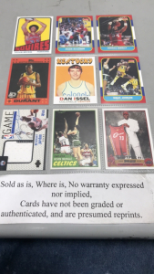 (9) Basketball cards- Kevin Durant, Kevin Michael, Magic Johnson and others