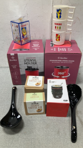Haribo Cups, Camera Lense Cup, Coffee Lids, Utensil Holders and More