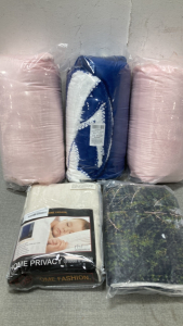 Fuzzy Blankets, Privacy Curtain and Shower Curtain