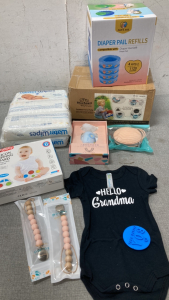 Diaper Pail Refills, Baby Wipes, Smart Sonic Toothbrush and Other Baby Items