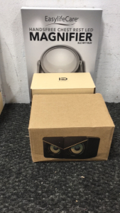 Wireless Mouse, Magnifying Glass, Desktop Speakers