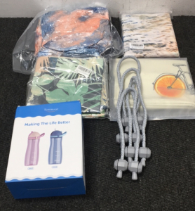 Kitchen Accessories Items, Water Bottles, Curtain
