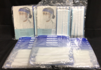 (6) New Packs Of Face Sheilds