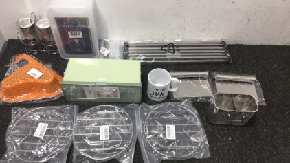 Kitchen Items Strainer, Mixed Drink Collage, Ice Cube Kit,