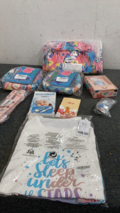 (2) Sensory Tissue Boxes, Smart Sonic Toothbrush, Girls Pajama Set And More