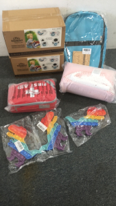 (3) Dinosaur Fidgets, Waterproof Blanket, (2) Travel Potties and More