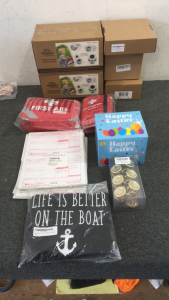(2) Foldable Travel Potty, (2) First Aid Kit, Easter Egg with Toys and More