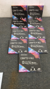 (9) 12 pk Acrylic Paint Markers