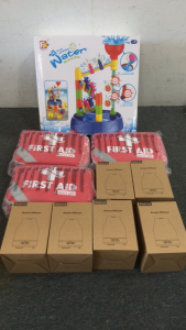 (6) Aroma Diffusers, (3) First Aid kits, Fun Wheels Water Activity