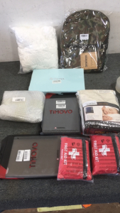 (2) First Aid Kits, (2) IPad Cases, Light Blocking Curtain and More