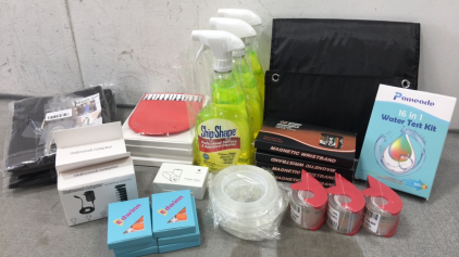(3) Ship-Shape Cleaners, (4) Magnetic Wristbands, (3) Mesh Gates, (4) Rolls of Mounting Tape and more