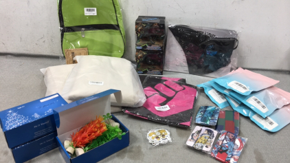 Anime Lanyard Sets, (3) Plague Doctor Masks, Ukulele Case, (2) Twin Bedding Sets and more