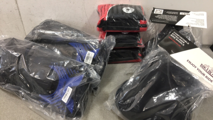 (2) Snorkeling Sets, (3) Extra Wide Bicycle Seats, (3) First Aid Kits