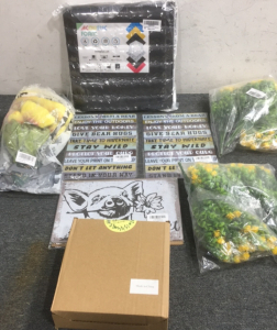 Acoustic Foam, (3) Artificial Flowers, (3) Signs and More