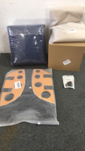 (2) Bed Covers, Bonsai Pot, Dog Life Jacket and More