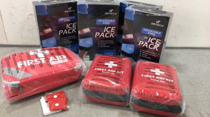 Knee Reusable Ice Packs, First Aid Kits, Motion Sickness Bands