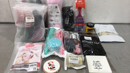 Hair Clips, Heatless Curlers, Hair Dye, Extensions, and more