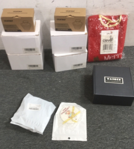 (4) Boxes of Christmas Lights, Taigin Luxury Cocktail Smoker Kit, (2) Bathtub/Sink Stoppers and More