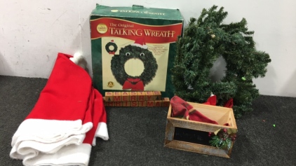 Talking Wreath and Other Decorations