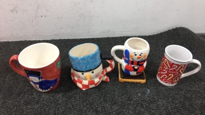 4 Ceramic Mugs