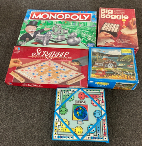 Assortment Of Board Games