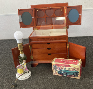 Jewelry Box and Vintage Collectables