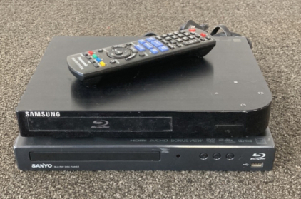 Samsung And Sanyo Blu-Ray Players With Panasonic Remote