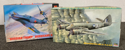 (2) Airplane Model Kits