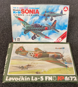 (2) Airplane Model Kits