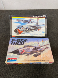 (2) Airplane Model Kits