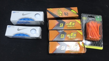 115 Specialty Golf Balls, Low-Drag Tees