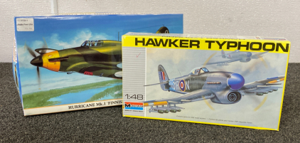 (2) Airplane Model Kits